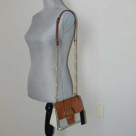 ZAC ZAC POSEN BIBA Leather Flap Convertible Chain Multi Color Crossbody Bag NWT - Picture 5 of 13